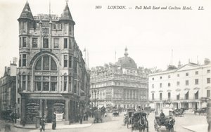 Pall Mall East and the Carlton Hotel by English Photographer