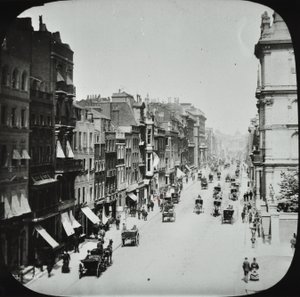 Pall Mall, Westminster: looking east from Marlborough Road, 1895