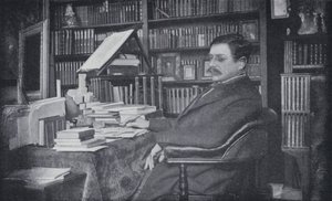Paul Bourget in his Study
