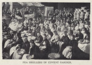 Pea Shellers in Covent Garden, London