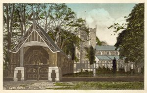 Penwortham church and lych gates by English Photographer