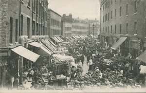 Petticoat Lane on Sunday Morning by English Photographer