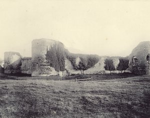 Pevensey Castle by English Photographer
