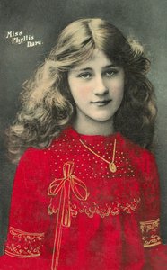 Phyllis Dare, English stage actress and singer as a young girl by English Photographer