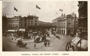 Piccadilly Circus and Regent Street, London by English Photographer