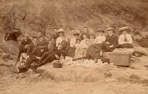 Picnic tea on the beach