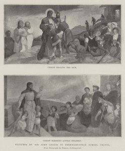 Pictures by Sir John Leslie in Berkhampstead School Chapel by English Photographer
