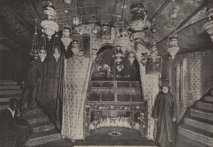 Place of the manger in the grotto by English Photographer