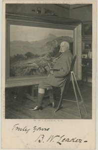 Portrait of Benjamin Williams Leader by English Photographer