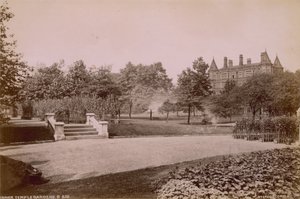 Postcard with the Inner Temple Gardens