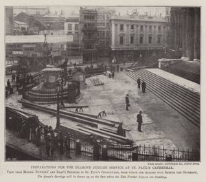 Preparations for the Diamond Jubilee Service at St Paul