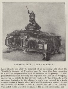 Presentation to Lord Glenesk