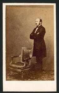 Prince Albert, Standing Behind a Chair