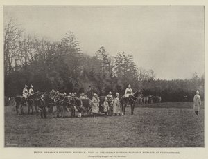 Prince Bismarcks Eightieth Birthday, Visit of the German Emperor to Prince Bismarck at Friedrichsruh