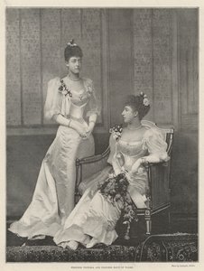 Princess Victoria and Princess Maud of Wales