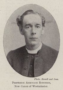 Professor Armitage Robinson, New Canon of Westminster by English Photographer