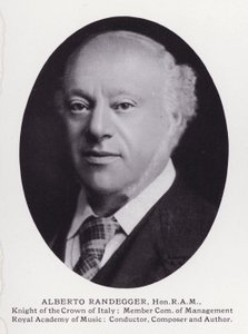 Prominent Men of London: Alberto Randegger by English Photographer