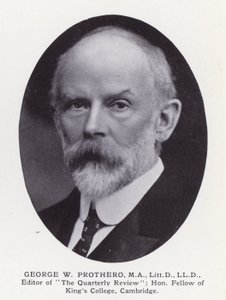Prominent Men of London: George W Prothero