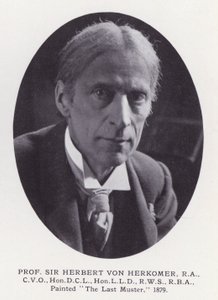 Prominent Men of London: Prof Sir Herbert Von Herkomer by English Photographer