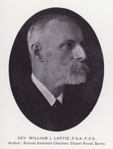 Prominent Men of London: Rev William J Loftie by English Photographer