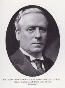 Prominent Men of London: Rt Hon Herbert Henry Asquith by English Photographer