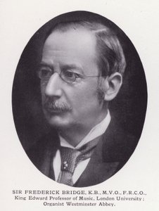 Prominent Men of London: Sir Frederick Bridge by English Photographer
