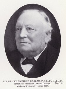 Prominent Men of London: Sir Henry Enfield Roscoe by English Photographer