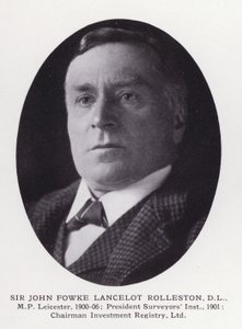 Prominent Men of London: Sir John Fowke Lancelot Rolleston by English Photographer