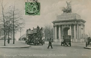 Quadriga Peace on Wellington Arch in London