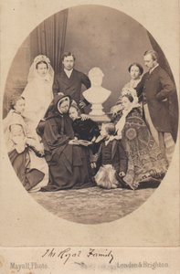 Queen Victoria and Prince Albert by English Photographer