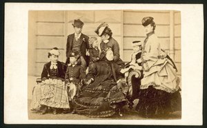 Queen Victoria and Members of Her Family by English Photographer