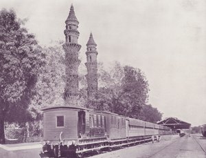 Railway Station and Minarets, Ahmedabad