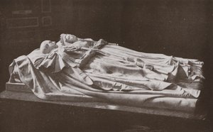 Recumbent Figures of Queen Victoria and the Prince Consort in Frogmore Mausoleum by English Photographer