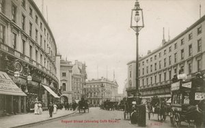 Regent Street, London, showing Cafe Royal