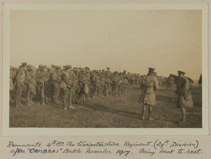 Remnants 4th. Bn. The Worcestershire Regiment (29th. Division) after 