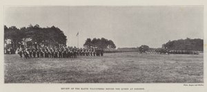 Review of the Hants Volunteers before the Queen at Osborne