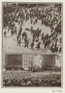 Riots in Dublin by English Photographer