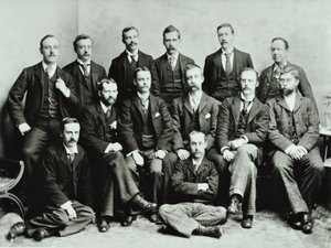 Rosendale Road School: group of teachers by English Photographer