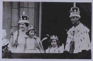 Royal family, after the coronation of King George VI by English Photographer