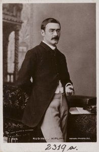 Rudyard Kipling (1865-1936), English short story writer, poet and novelist by English Photographer