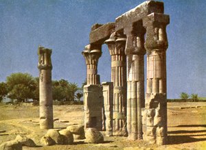 Ruined Temple at Medamut, Egypt