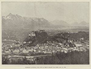 Salzburg (Austria), the City in which Mozart was born, 27 January 1756 by English Photographer