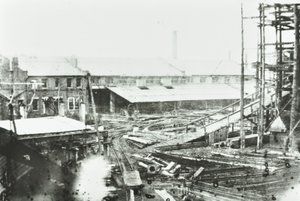 Samudas Shipbuilding Yard, London, 1863