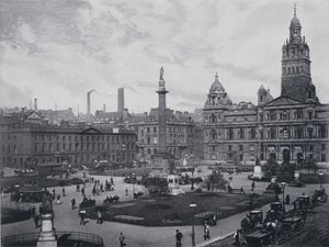 Scotland: Glasgow, George Square by English Photographer