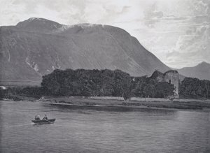 Scotland: Ruins of Inverlochy Castle, Ben Nevis by English Photographer