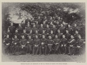 Sergeant-Majors and Sergeants of the 10th (Prince of Wales