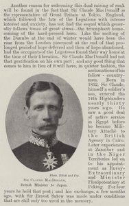 Sir Claude MacDonald, British Minister to Japan by English Photographer