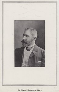 Sir David Salomons, Baronet by English Photographer