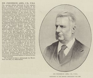 Sir Frederick Abel, CB, FRS, President of the British Association for 1890