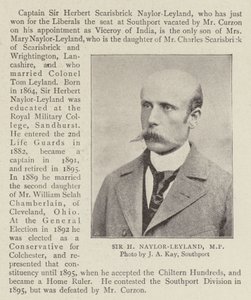 Sir H Naylor Leyland, MP by English Photographer